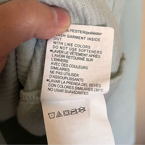 Under Armour Loose Fit Micro-thread Ribbed Fleece Hoodie in Mint Size Large - Picture 7 of 11